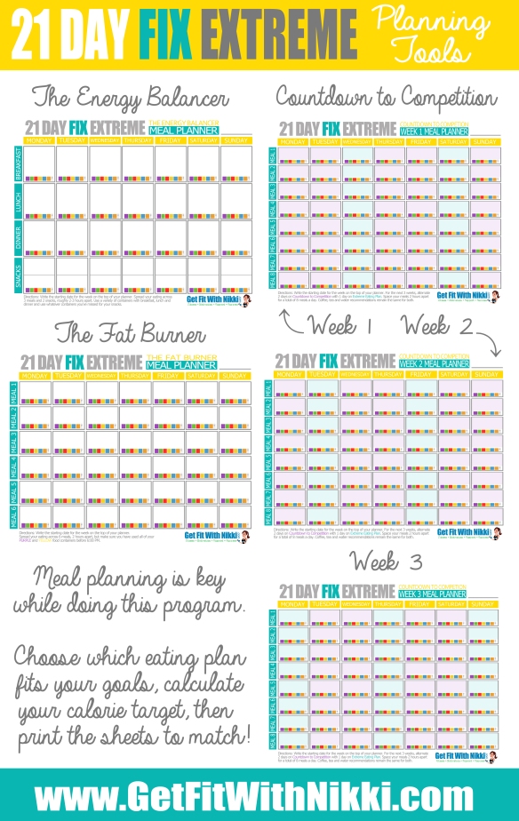 The Ultimate 21 Day Fix Container Guide (Plus A Free Printable